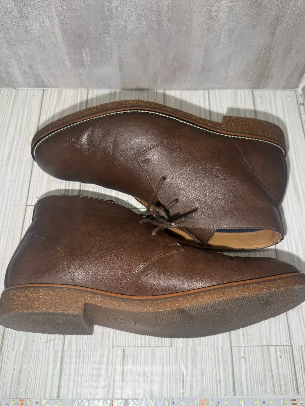 Dockers Men's Brown Chukka Boots Size 13M Supreme Comfort Casual Desert Lace Up